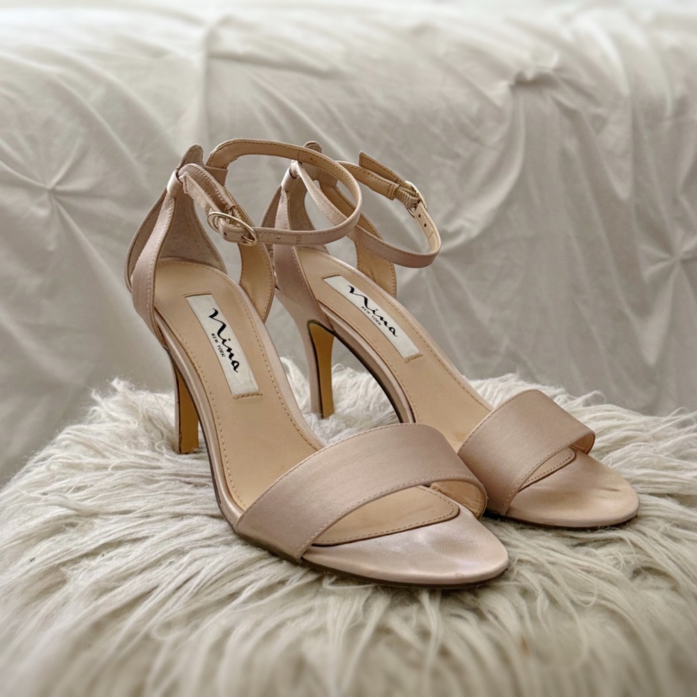 Nina “Venetia” ankle strap sandal heels
